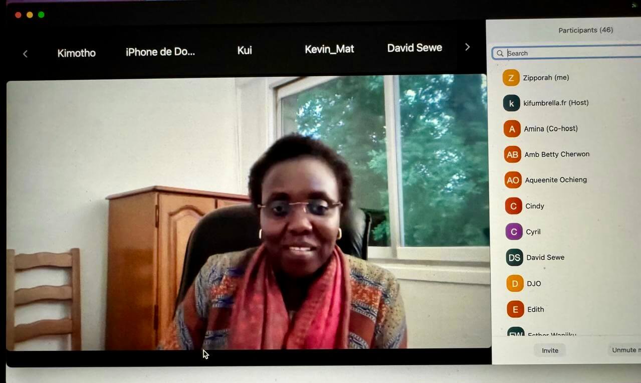 Ambassador Cherwon engages Diaspora