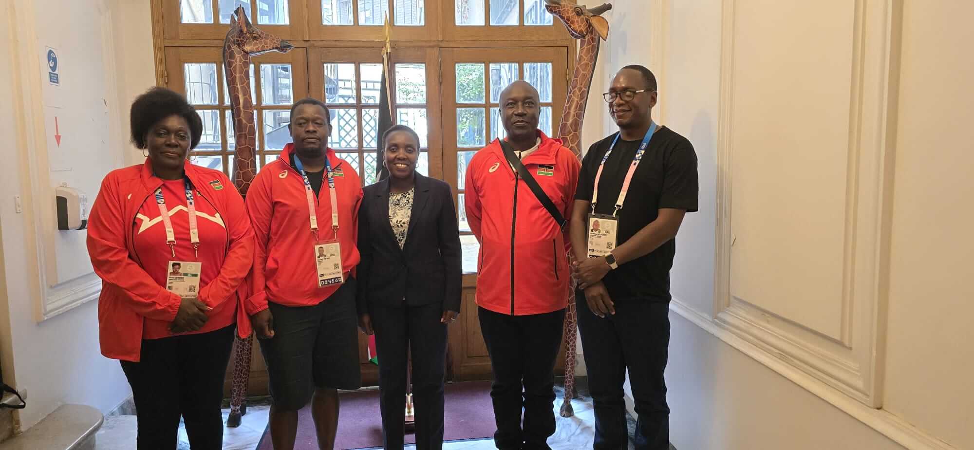 COURTESY CALL BY KENYA NATIONAL PARALYMPICS COMMITTEE
