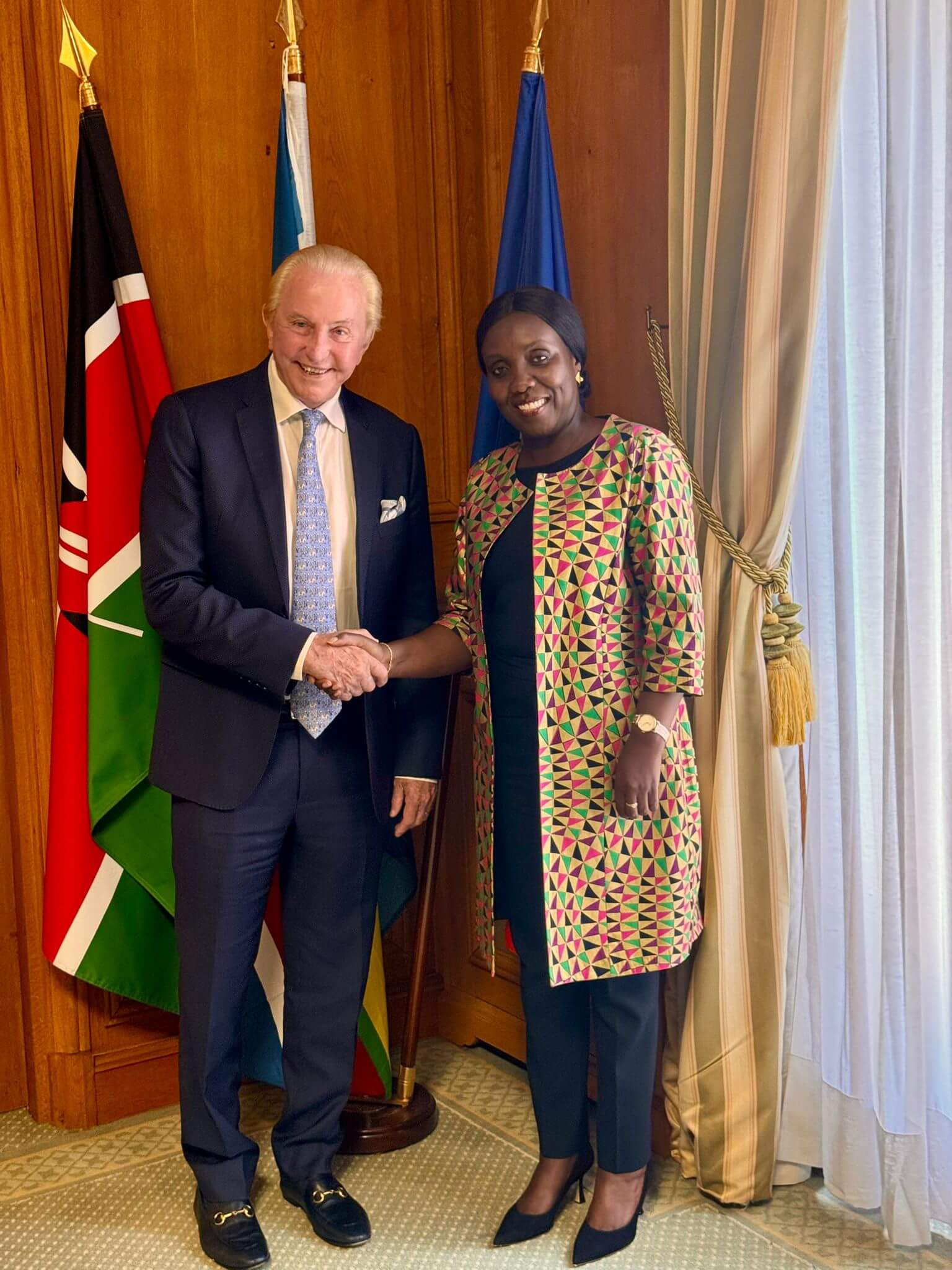 COURTESY CALL BY HONORARY CONSUL OF KENYA TO MONACO