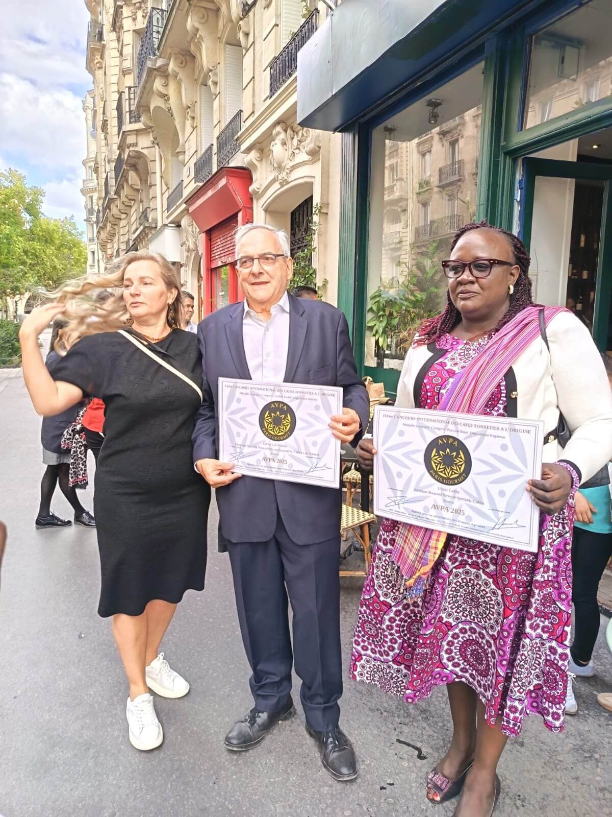 AVPA AWARDS KENYAN COFFEE PRODUCERS